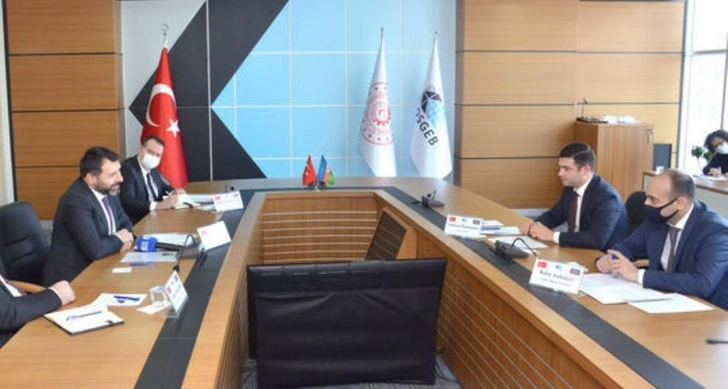 Состоялась встреча между главами Агентств по развитию МСБ Азербайджана и Турции - ФОТО