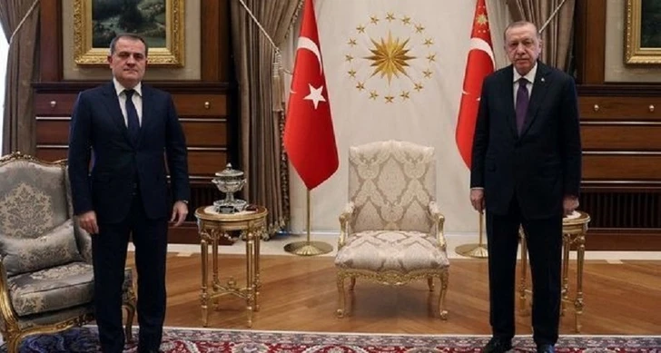 Президент Турции принял министра иностранных дел Азербайджана - ВИДЕО/ОБНОВЛЕНО