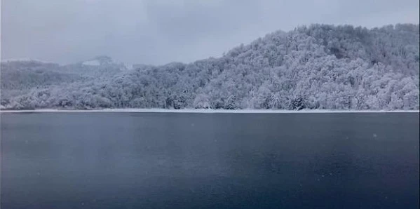 Зимние пейзажи национальных парков Азербайджана - ФОТО