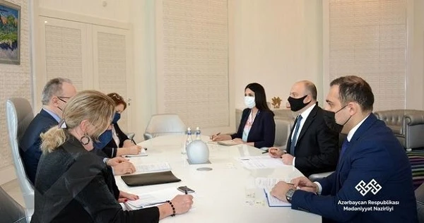 Министр культуры встретился с послом Латвии в Азербайджане