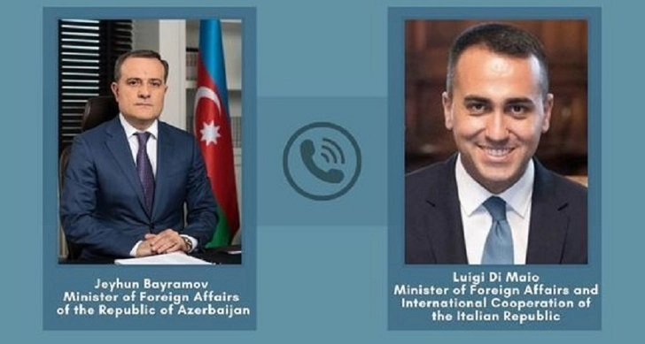Главы МИД Азербайджана и Италии провели телефонные переговоры