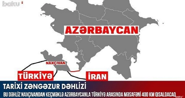 Baku TV подготовил сюжет о важности Зангезурского коридора - ВИДЕО