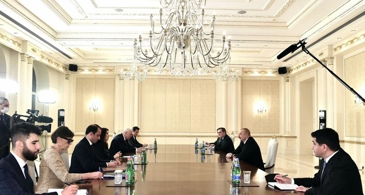 Президент Ильхам Алиев принял делегацию во главе с действующим председателем ОБСЕ - ФОТО/ОБНОВЛЕНО