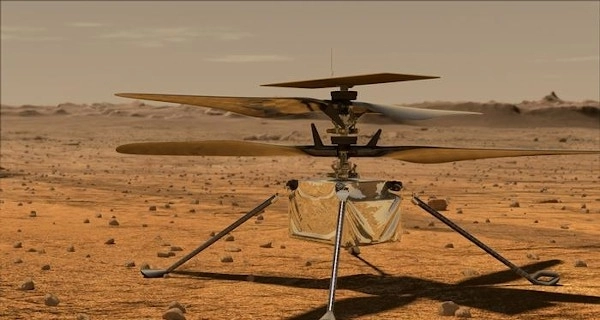 Специалисты NASA намерены в апреле впервые испытать вертолет на Марсе