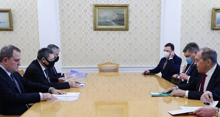 Джейхун Байрамов обсудил с Сергеем Лавровым ситуацию в Карабахе - ФОТО