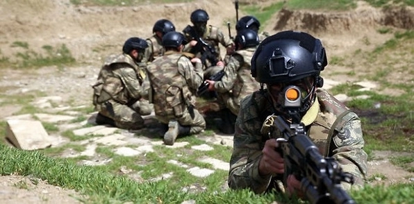В миротворческих подразделениях азербайджанской армии проведены учебные тренировки - ВИДЕО