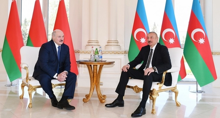Ильхам Алиев: Отношения Беларуси и Азербайджана совершенно свободны от всяких проблем