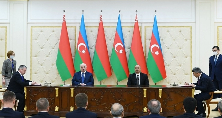 Азербайджан и Беларусь подписали документы о сотрудничестве в различных сферах - ФОТО/ВИДЕО