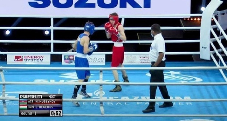 Азербайджанский боксер встретится с армянином в полуфинале ЧМ по боксу