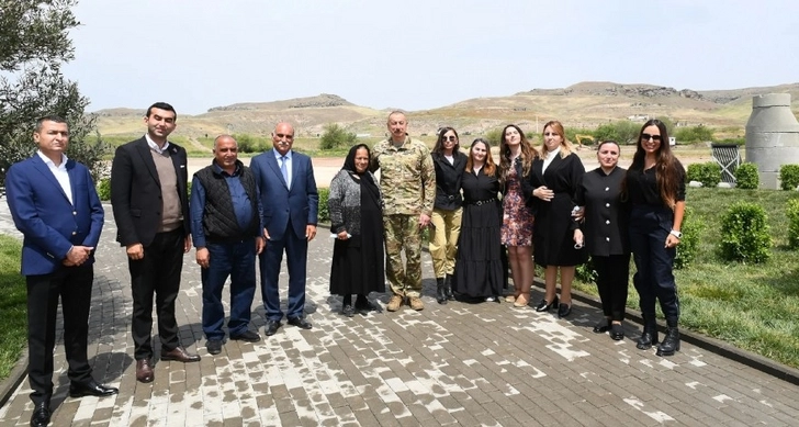 Ильхам Алиев встретился с жителями Зангилана