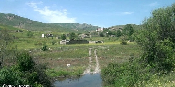 Министерство обороны Азербайджана показало село Галаджиг Джебраильского района - ВИДЕО