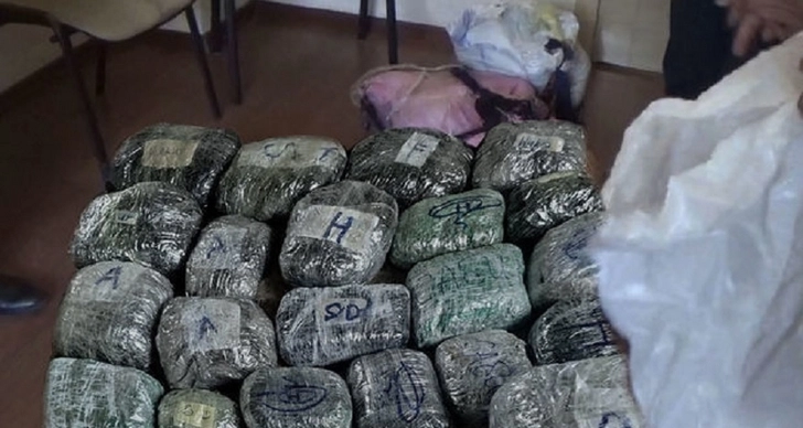 В Азербайджане полиция изъяла из оборота 128 килограммов наркотиков - ВИДЕО