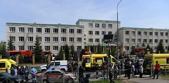 Обнародованы кадры из школы в Казани, где произошла стрельба - ВИДЕО