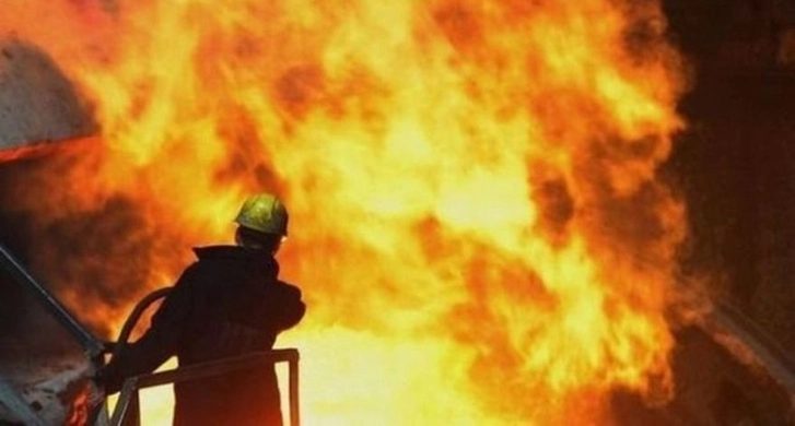 В Геранбойском районе Азербайджана произошел пожар на ферме