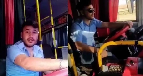 Водитель снял себя и пассажиров автобуса за рулем и выложил в TikTok - ВИДЕО