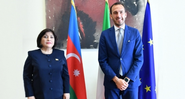 Председатель Милли Меджлиса Азербайджана провела встречу с госсекретарем МИД Италии