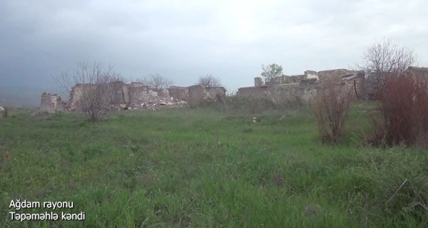 Министерство обороны Азербайджана показало село Тепемехля Агдамского района - ВИДЕО