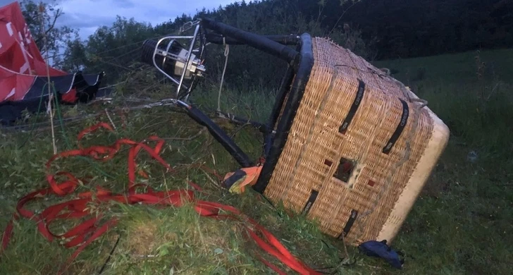 На западе Украины упал воздушный шар с пассажирами