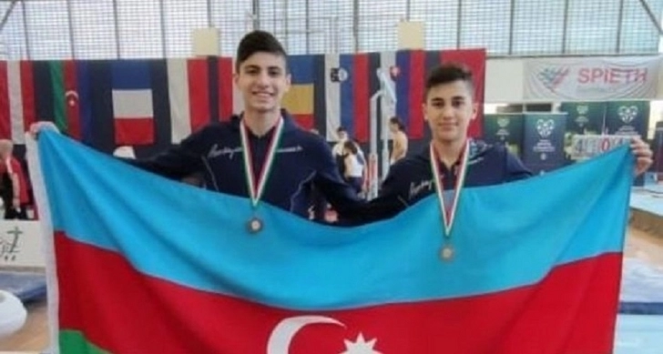 Азербайджанские гимнасты завоевали медали в Венгрии