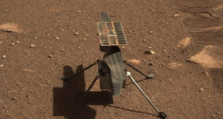 Мини-вертолет Ingenuity на Марсе столкнулся с аномалией - ФОТО