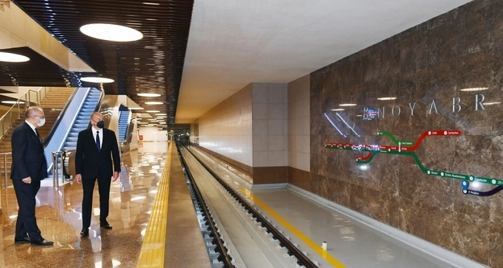 В Баку открылась станция метро «8 Ноября» - ФОТО/ВИДЕО/ОБНОВЛЕНО