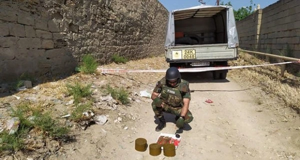 В Баку обнаружено большое количество боеприпасов - ВИДЕО