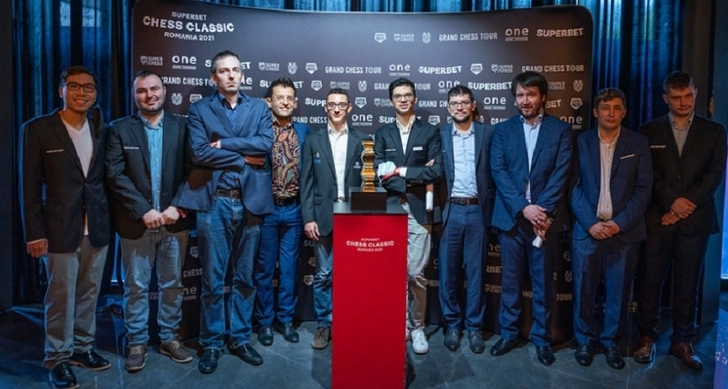 Мамедъяров и Раджабов разошлись миром в 4-м туре 2021 Superbet Chess Classic в Бухаресте