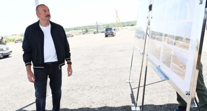 Ильхам Алиев ознакомился с работой, проделанной на автодороге Ахмедбейли-Физули-Шуша - ВИДЕО/ОБНОВЛЕНО