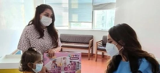 Лейла Алиева навестила больных детей в Центре талассемии - ФОТО