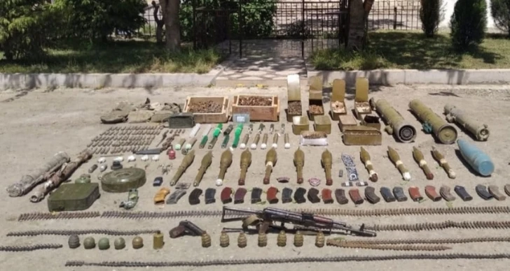 В Шуше обнаружены боеприпасы