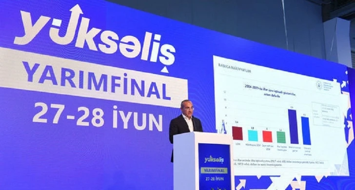 Министр экономики Азербайджана встретился с полуфиналистами конкурса Yüksəliş
