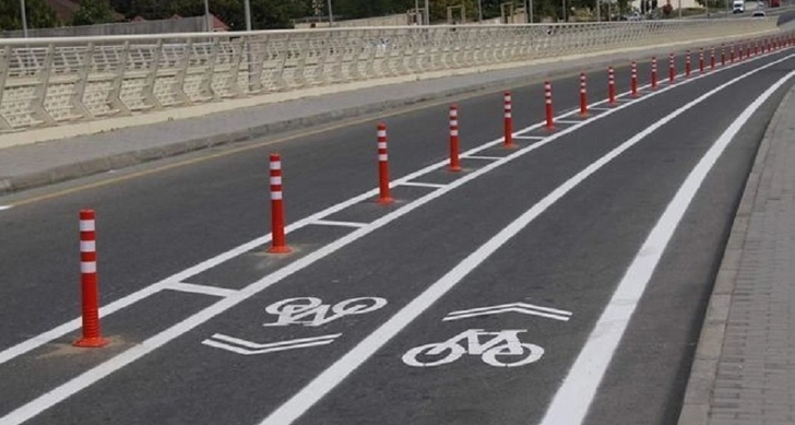 В Баку проложены новые велодорожки