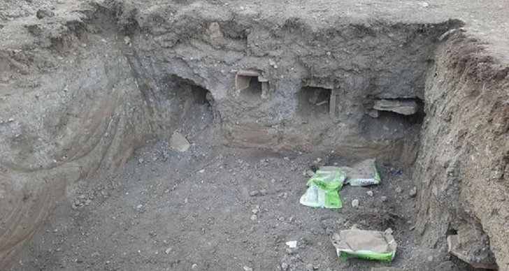 В Губинском районе Азербайджана при строительстве школы обнаружены интересные находки - ФОТО