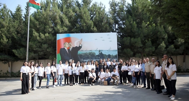 Волонтеры дипломатии побывали в некоторых учреждениях Минобороны Азербайджана