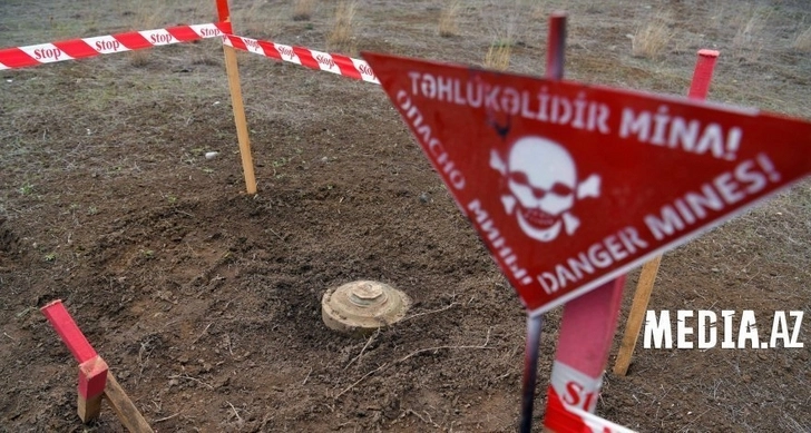 На территории железной дороги Физули-Зангилан обнаружены мины и неразорвавшиеся боеприпасы