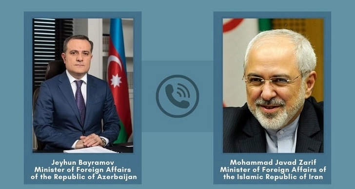 Главы МИД Азербайджана и Ирана провели телефонные переговоры
