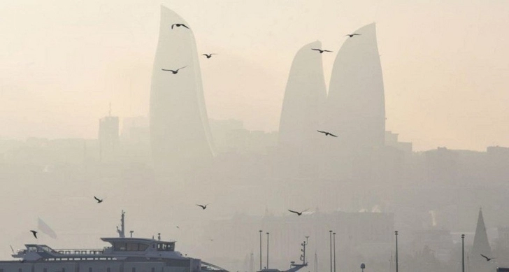 Минэкологии: Содержание пыли в воздухе в Баку и на Абшеронском полуострове превышает санитарную норму