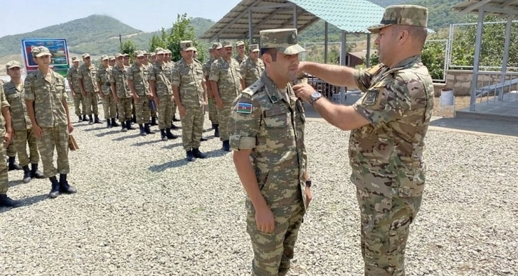 На территории Ходжалинского района состоялось открытие новой воинской части - ВИДЕО