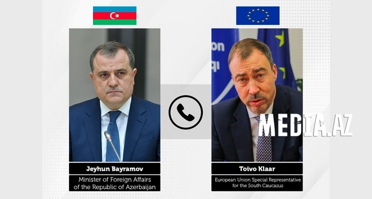 Глава МИД Азербайджана и спецпредставитель ЕС по Южному Кавказу провели телефонные переговоры