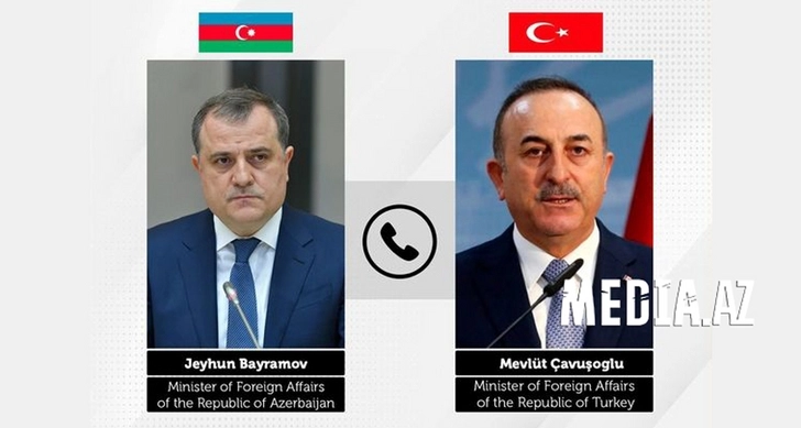 Главы МИД Азербайджана и Турции провели телефонные переговоры