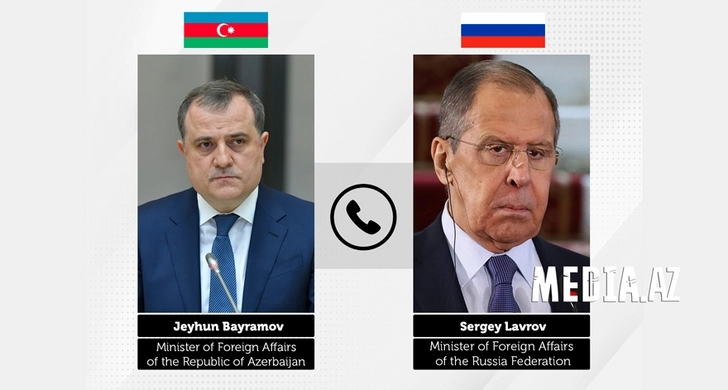 Главы МИД Азербайджана и России провели телефонные переговоры