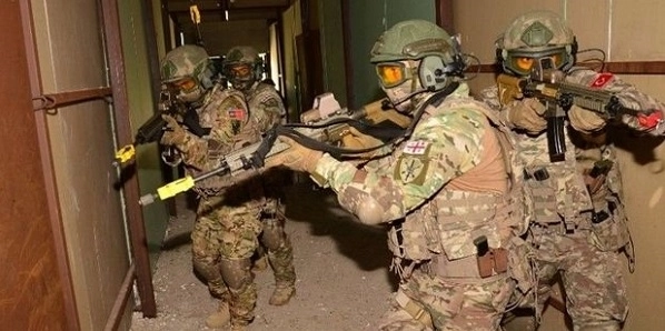 Силы спецназа Азербайджана, Турции и Грузии провели совместные учения в Анкаре - ФОТО