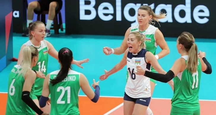 Чемпионат Европы: Сборная Азербайджана по волейболу проиграла Сербии