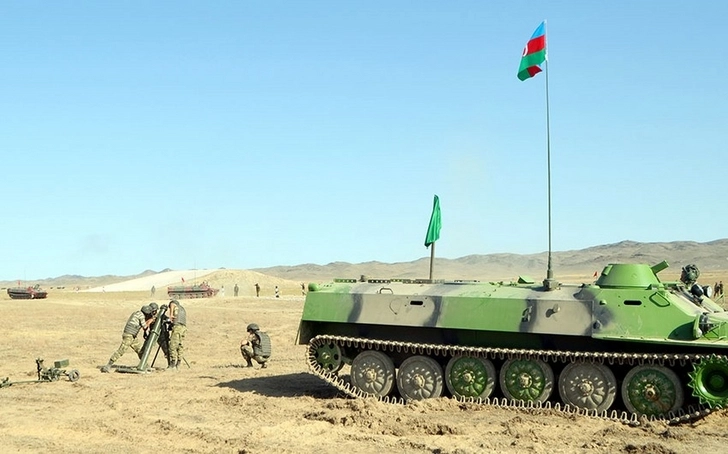 Азербайджанские артиллеристы выполнили ночные стрельбы на конкурсе «Мастера артиллерийского огня»