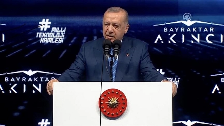 Эрдоган: Благодаря БПЛА Akıncı Турция вошла в тройку мировых лидеров