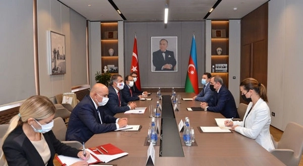 Джейхун Байрамов встретился с заместителем главы МИД Турции - ФОТО