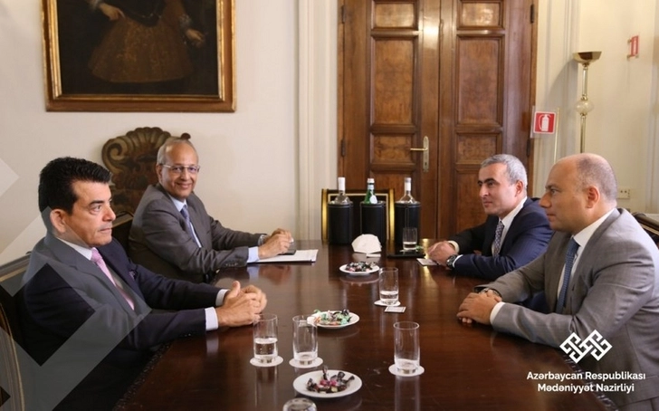Министр культуры Азербайджана встретился с генеральным директором ICESCO