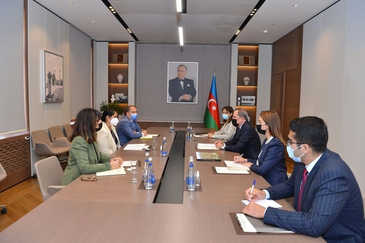 Джейхун Байрамов встретился с новоназначенным менеджером Всемирного банка по Азербайджану - ФОТО