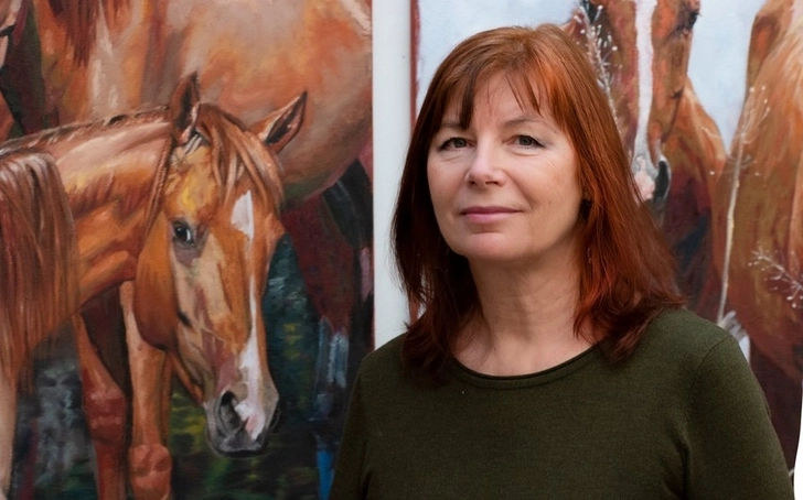 Латвийская художница: Грация карабахских лошадей очаровала меня - ФОТО