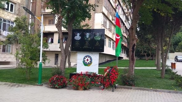 В Хатаинском районе состоялось открытие парка имени шехидов и мемориальной доски - ФОТО